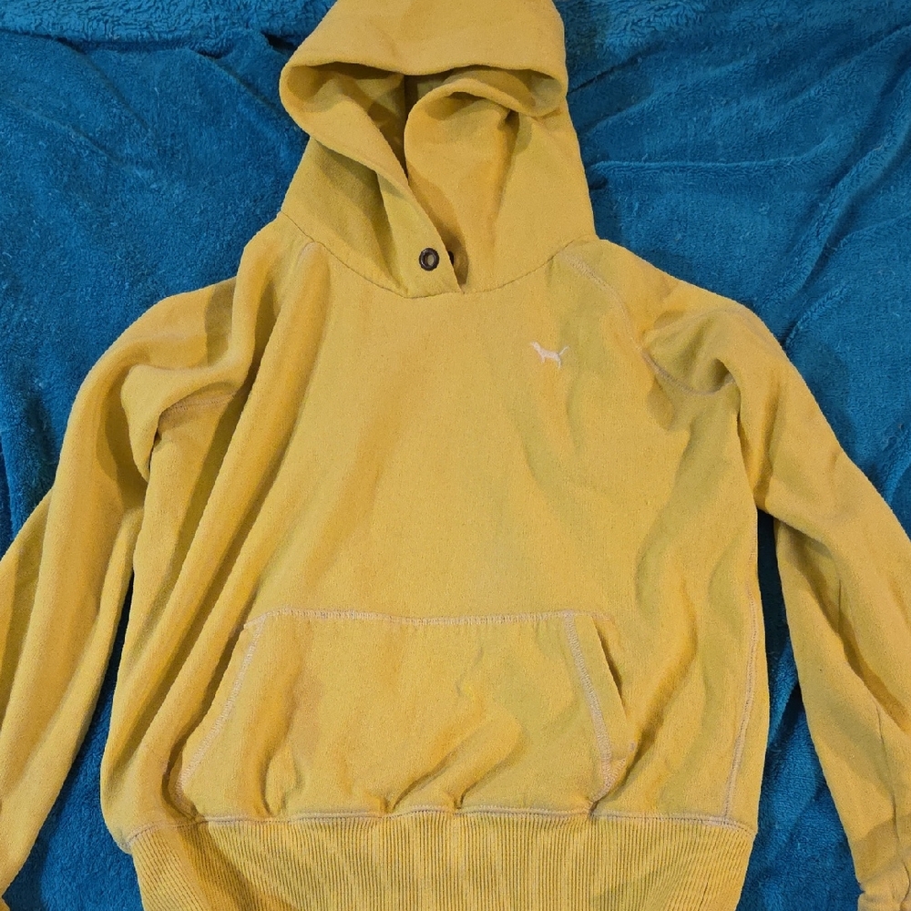 Victoria's Secret Yellow Hoodie Sweater